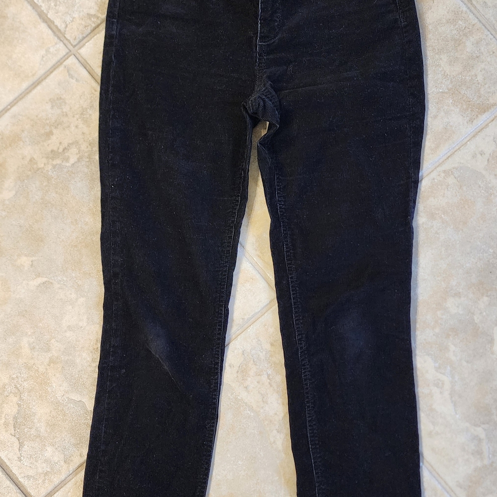 Talbots Black Corduroy Trousers